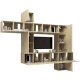  10-dijelni set TV ormarića boja hrasta sonome od iverice | shoptok.hr