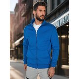 DStreet Bluza męska rozpinana ze stójką niebieska | Shoptok.si