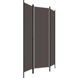 vidaXL Sobna pregrada s 3 panela antracit 150 x 180 cm | shoptok.hr
