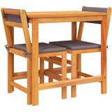  3-dijelni balkonski set s jastucima od masivnog drva bagrema | shoptok.hr