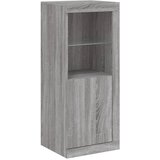  Komode s LED svjetlima 3 kom boja sivog hrasta | shoptok.hr