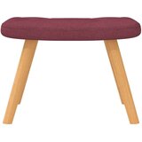  Stolica za ljuljanje s osloncem za noge boja vina od tkanine | shoptok.hr