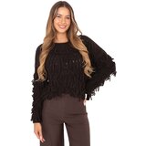 RUE PARIS Sweater-MI-SW-2008.86-dark brown | Shoptok.si