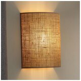  Duolla - Zidna svetiljka YUTE 1xE27/15W/230V, prečnika 20 cm, braon | Eponuda.com