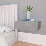 The Living Store Stenske nočne omarice 2 kosa betonsko sive 40x30x15 cm inž. les - Stenska Nočna Omarica, (21420805) Cene