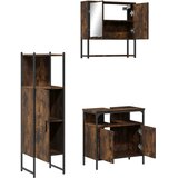  3-dijelni set kupaonskog namještaja boja hrasta drveni | shoptok.hr