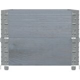  Okviri za palete 2 kom sivi 100 x 50 cm od masivne borovine | shoptok.hr