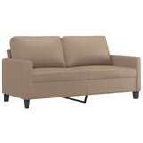 Maison Chic Dvosed kavč - Sofa - Kanape kapučino barve 140 cm umetno usnje, (21727346) | Shoptok.si