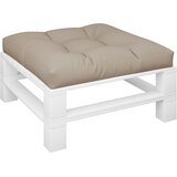  Jastuk za palete smeđesivi 80 x 80 x 12 cm od tkanine | shoptok.hr