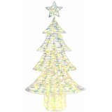  Božićno drvce s 160 LED svjetlima Topla bijela 150 cm PET | shoptok.hr