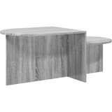  Kava Stol Siva sonoma 100 x 50 x 40 cm Konstruirano drvo | shoptok.hr