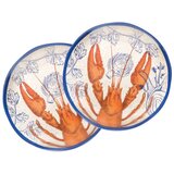 Thun Rose&Tulipani Ocean Life veliki plitvi krožnik iz melamina Cene