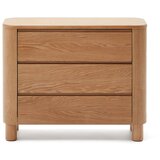 Kave Home Komoda u dekoru jasena u prirodnoj boji 120x80x40 cm Salaya – Cijene