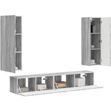  Set TV komoda Zidne 3 pcs Siva Sonoma Konstruirano drvo | shoptok.hr