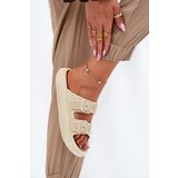 Boto Women's Platform Slippers With Buckles Beige Nitiana | shoptok.hr