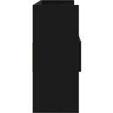  Komoda crna 105 x 30 x 70 cm od konstruiranog drva | shoptok.hr