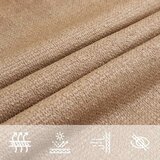  Jedro za zaštitu od sunca 160 g/m² smeđesiva 5 x 7 m HDPE | shoptok.hr