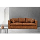 Scandic Konjak smeđa sofa od imitacije kože 225 cm Hamburg – | shoptok.hr