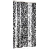  Zastor protiv muha sivi i crno-bijeli 100 x 220 cm od šenila | shoptok.hr