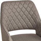 MID.YOU NASLANJAČ, les, kovina, tekstil črna, sivorjava | Shoptok.si