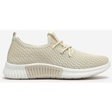 Resti Beige women's fabric sports shoes Vobbu- Footwear | Shoptok.si