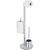 Wenko stalak za wc papir od nehrđajućeg čelika s wc četkom polvano | shoptok.hr