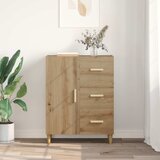  Kreveta Umjetnički hrast 34 x 69.5 x 90 cm Konstruirano drvo | shoptok.hr