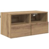 TV zidne jedinice 4 pcs Umjetnički hrast Konstruirano drvo | shoptok.hr