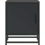 vidaXL Noćni ormarići 2 kom crni 40x31x50 cm Konstruirano drvo i metal | shoptok.hr