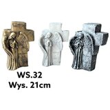 Mondex Slika Križa Z Angelom 8X14X22Cm Siva, (5000158496) Cene