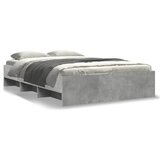 Furnova Posteljni okvir betonsko siv 120x190 cm inženirski les, (21936289) | Shoptok.si