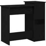 vidaXL Radni stol s policama crni 84x40x78 cm konstruirano drvo | shoptok.hr