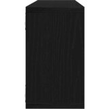 Police na zidu s policom Zidne 2 pcs Crni hrast 80 x 15 x 26 cm | shoptok.hr