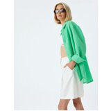 Koton Oversize Shirt Textured Long Sleeve | Shoptok.si