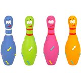 Flamingo latex bowling pin display igračka za pse 20cm, plava | ePonuda.com