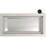  Vrtna posuda za sadnju s LED svjetlom Srebrna 30 x 60 x 30 cm | shoptok.hr