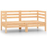  Vrtni kavč dvosed trdna borovina, (20698231) | Shoptok.si