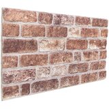  Zidne panele 10 pcs Smeđa 100 x 50 cm EPS pjena | shoptok.hr