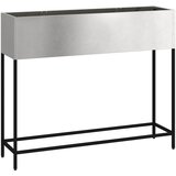  Povišeni Vrtni Planter Srebrno 100 x 26 x 82 cm | shoptok.hr