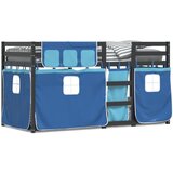  The living store pograd z zavesami moder 90x200 cm trdna borovina - pograd, (21493359) | Shoptok.si