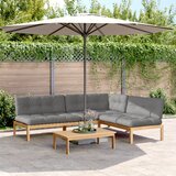 vidaXL 4-dijelni set vrtnih sofa od paleta s jastucima od drva bagrema | shoptok.hr
