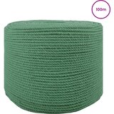 Pametna uže 4 mm 100 m Zelena 100% Pamuk | shoptok.hr