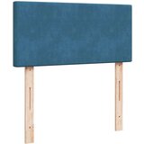 Box spring krevet s madracem plavi 80 x 200 cm baršunasti | shoptok.hr