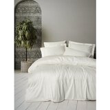  luxe - ecru ecru satin double quilt cover set | ePonuda.com