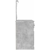 Toaletni stolić LED boja betona 90x50x132,5cm konstruirano drvo | shoptok.hr