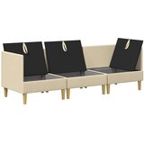  Modularni set sofe sa skladištem 3 pcs Krem Tkanina | Eponuda.ba