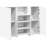 vidaXL Recepcijski stol bijeli 135x50x103,5 cm izrađeno drvo | shoptok.hr