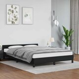  Okvir kreveta s uzglavljem bez madraca crni 140x200 cm | shoptok.hr