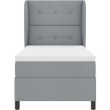  Uzglavlje s madracem svjetlosivo 90x200 cm tkanina | shoptok.hr