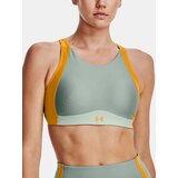 Under Armour Bra UA Infinity Mid High Neck Shine-GRY - Women Cijene